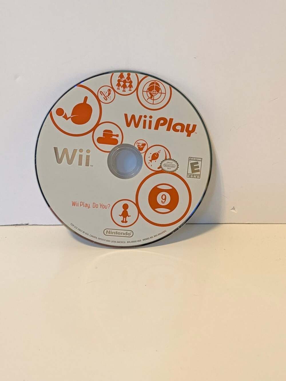 Nintendo Wii Play Video Game Disc Only